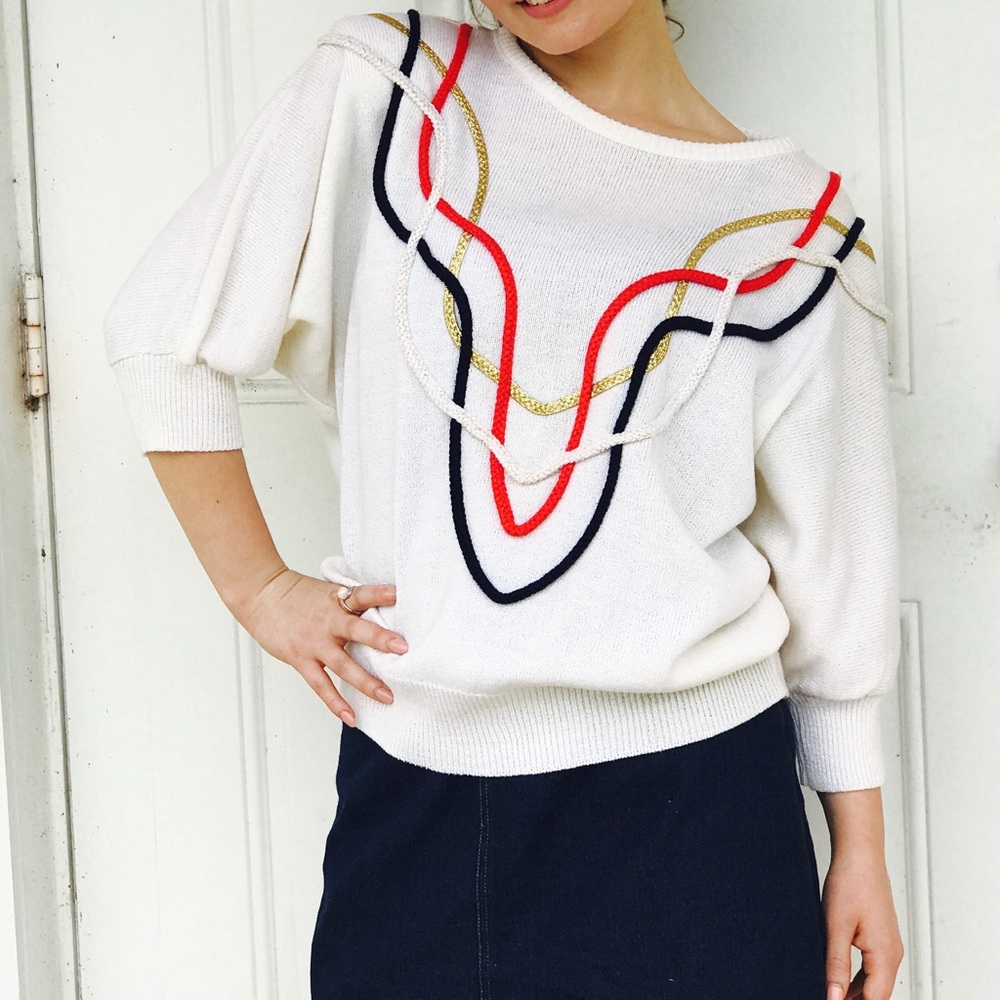 Retro 80s sweater